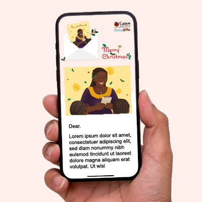 GG X MAS Product Tiles E Cards Microfinance Iphone