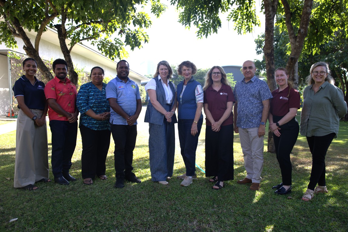Caritas Australia Caritas Papua New Guinea Catholic Church Health Services and Geraldine Doogue with the Australian High Commission in Port Moresby photo credit Caritas Australia.jpg