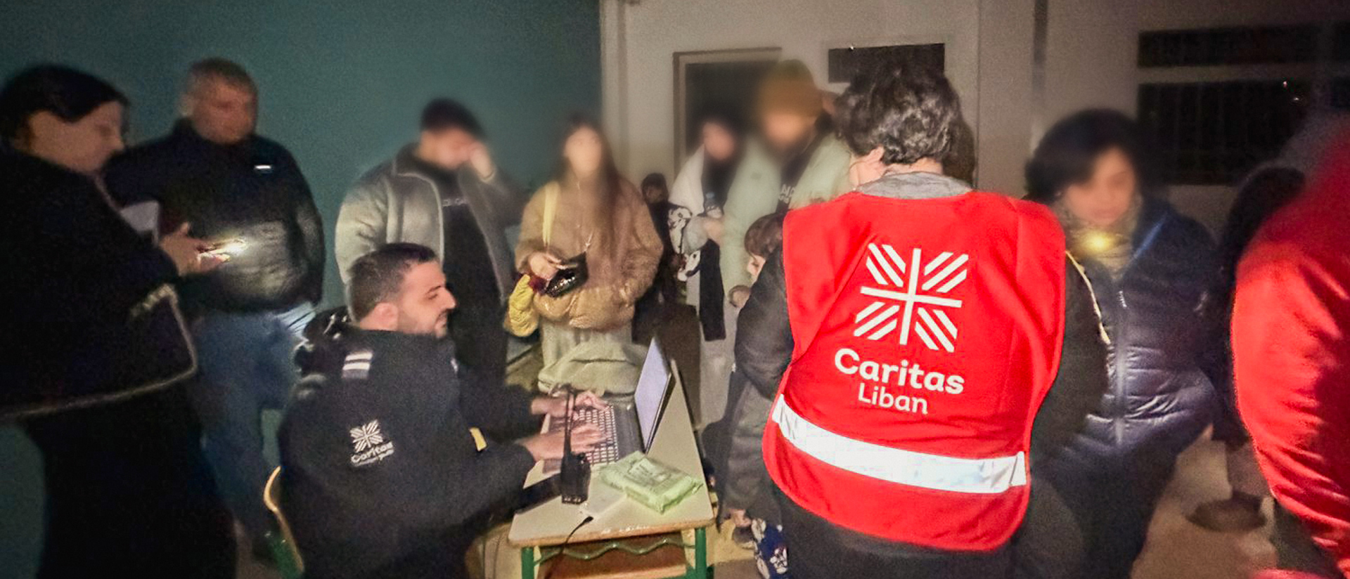 Caritas unpacking aid in Lebanon to distribute to vulnerable communities during emergency in the Middle East photo credit Caritas Lebanon.jpg