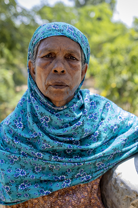 Sakhina Rohingya Looks At Camera