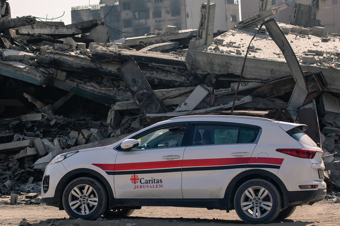 A Caritas Jerusalem vehicle used to deliver services in Gaza photo credit Caritas Jerusalem.jpg