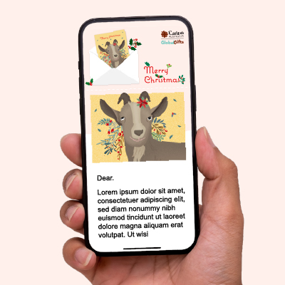 GG X MAS Product Tiles E Cards Goat Iphone