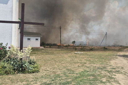 Enemy Shelling Sparks Fire Near Caritas Office in Kherson Region Credit Caritas Ukraine.png