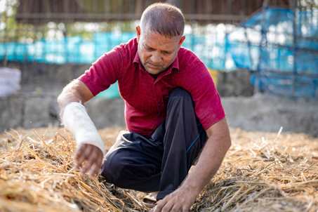 Monoranjon On His Farm