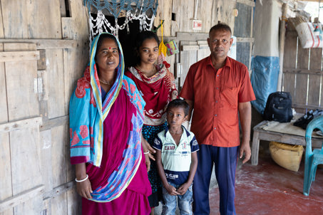 Monoranjon With Family