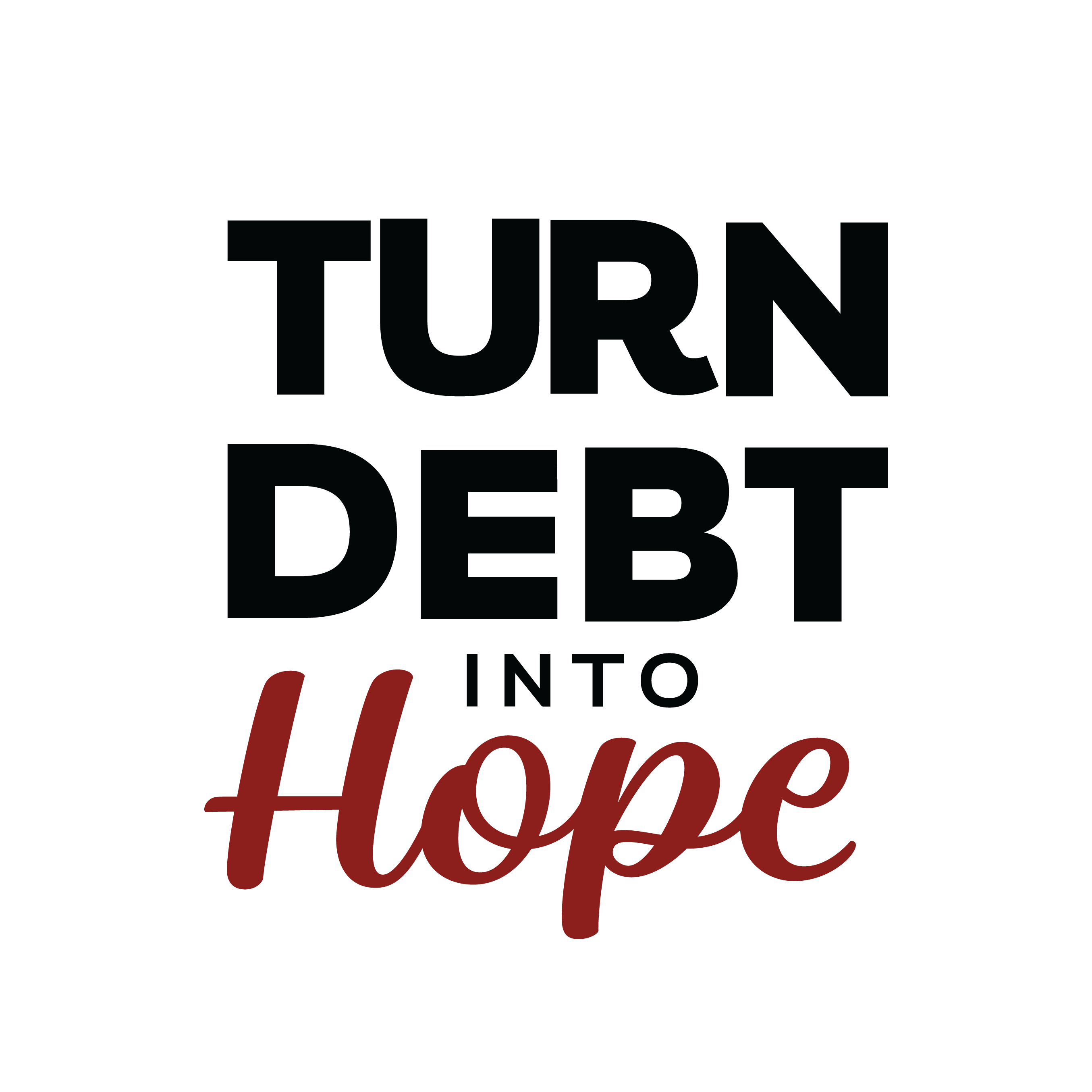 Turn Debt Into Hope Logo Colour