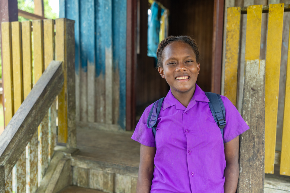 Patricia plans to return to school in 2027. Photo: Caritas Australia