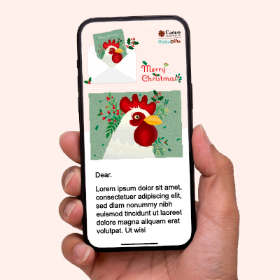 GG X MAS Product Tiles E Cards Chicken G Iphone