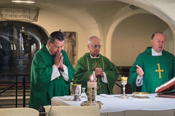 Pope Leo XIV (Centre) Credit Caritas Peru And Caritas LAC