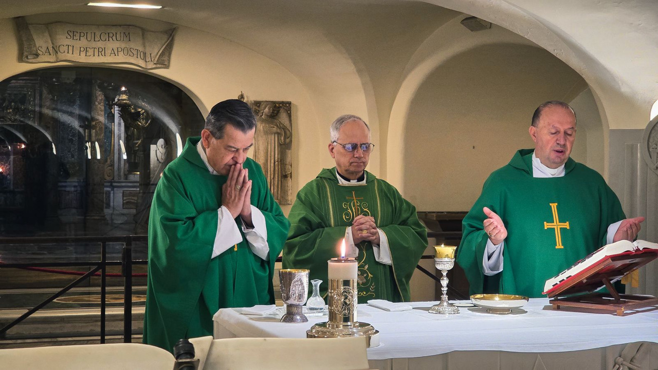 Pope Leo XIV (Centre) Credit Caritas Peru And Caritas LAC