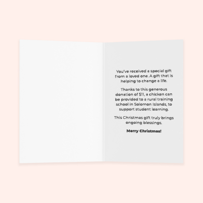 GG X MAS Product Tiles E Cards Chicken G Inside