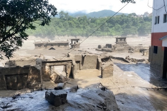 Structures Damaged By The Flash Floods Photo Credit CRS Nepal