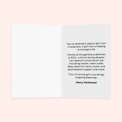 GG X MAS Product Tiles E Cards Humanitarian Aid Inside