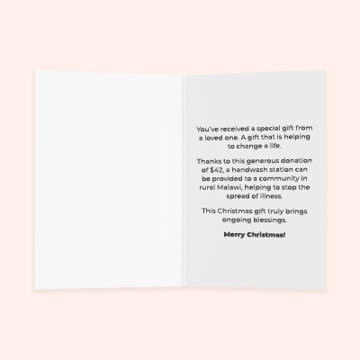 GG X MAS Product Tiles E Cards Handwash Stantion Insid