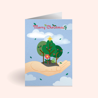 GG X MAS Product Files E Cards Seeds Card Mockup
