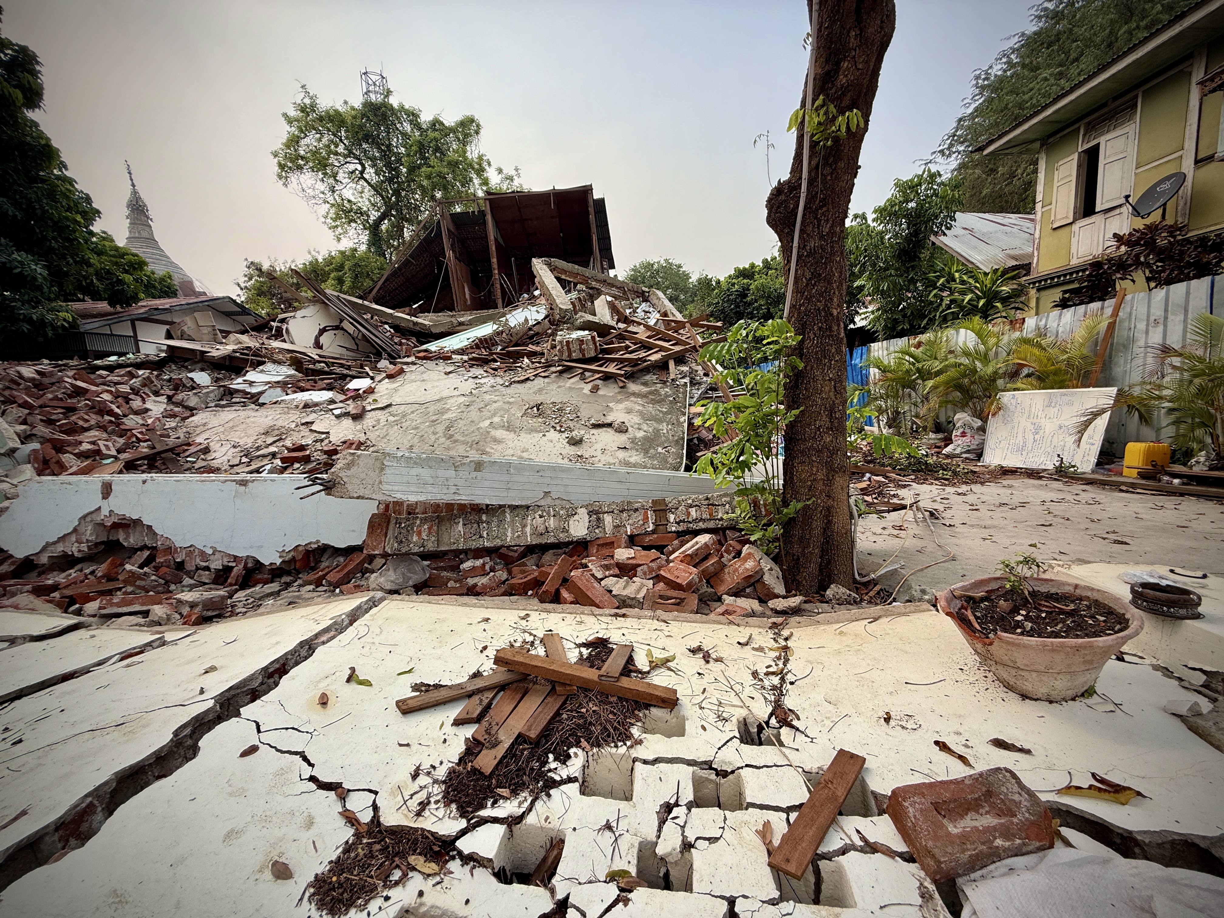Buildings Damaged By The Myanmar Earthquake Credit Benny Manser For Caritas