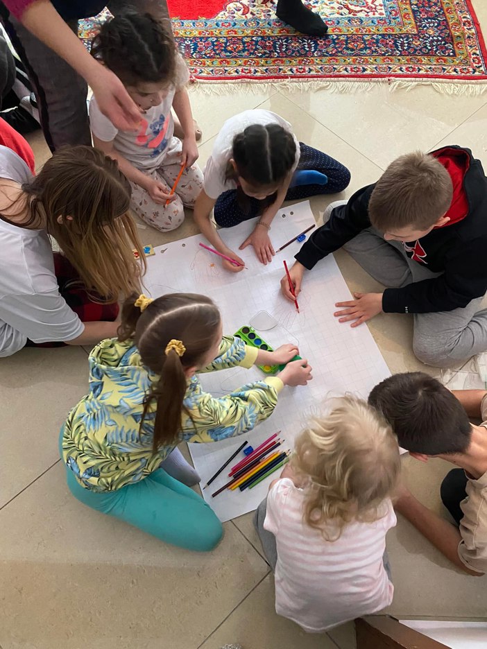 Activities For Displaced Children In Ivano Frankivsk. Photo Caritas Ukraine