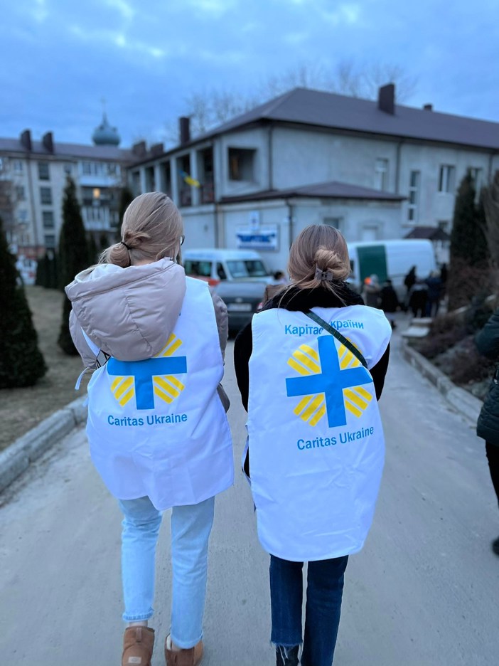 Two Caritas Ukraine Staff Near Ternopil Ukraine In The Late Afternoon (1)