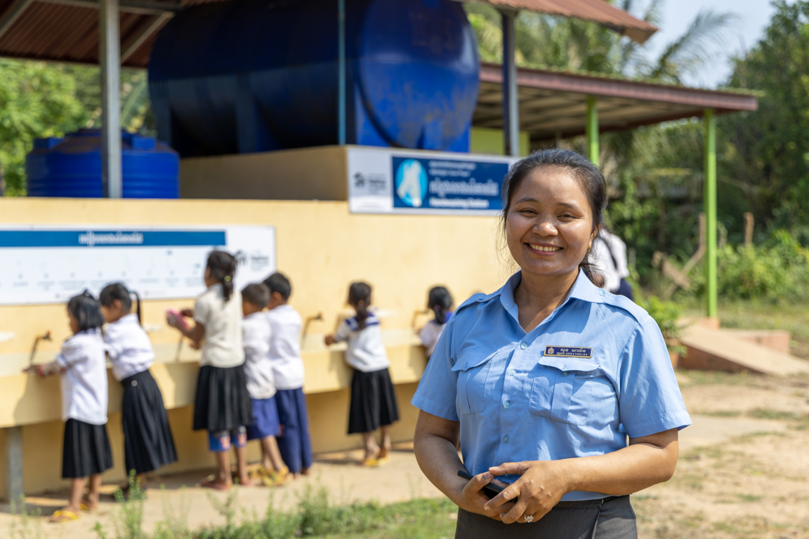Salin In Cambodia Water In School