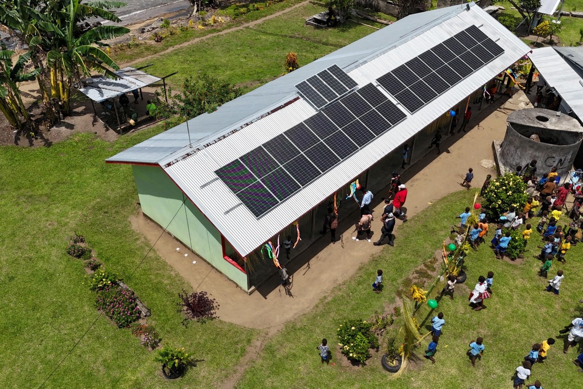 The Solar Installation In New Ireland Photo Credit The Australian High Commission In Port Moresby