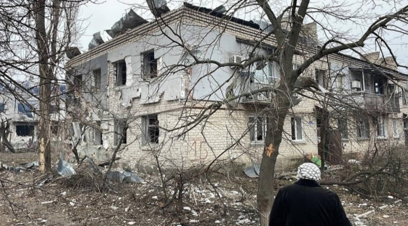 Aftermath Of A Shelling In A City In Ukraine
