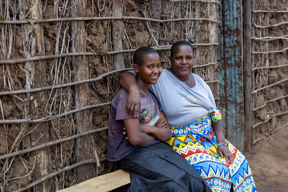 Sisilia With Her Mum