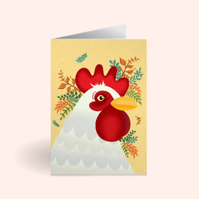 GG Generic Product Tiles E Cards Chicken Y Card Mockup