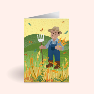 GG Generic Product Tiles E Cards Farmer Training Card Mockup