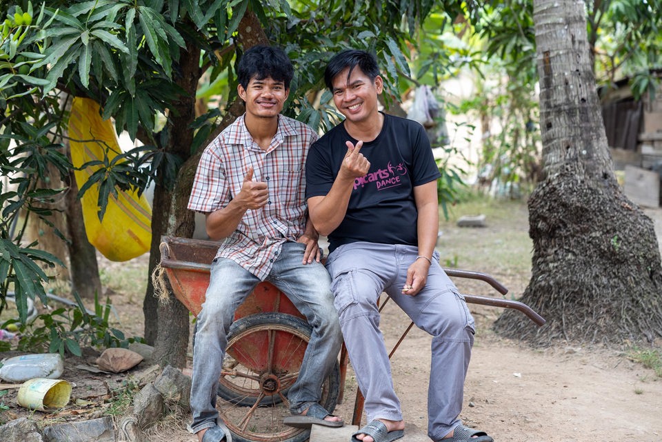 Reaksmey And Teacher