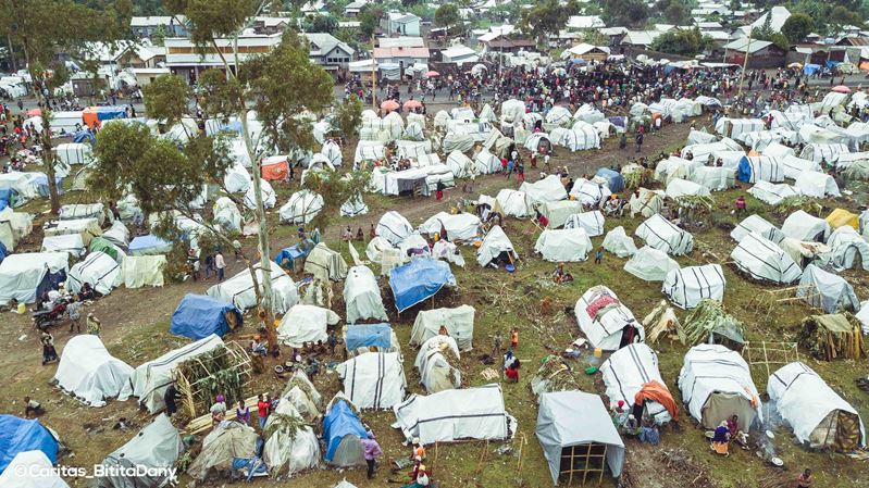 IDP camp near Goma in DRC