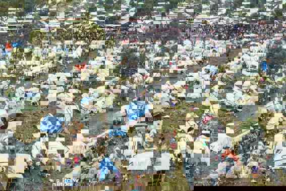 IDP camp near Goma in DRC