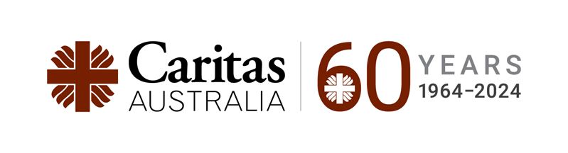 Caritas Australia 60Yrs Anniversary Logo Landscape Version