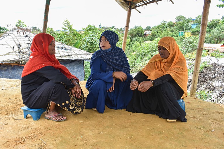 Rohingya refugees in Cox's Bazar. Photo credit: Caritas Australia.
