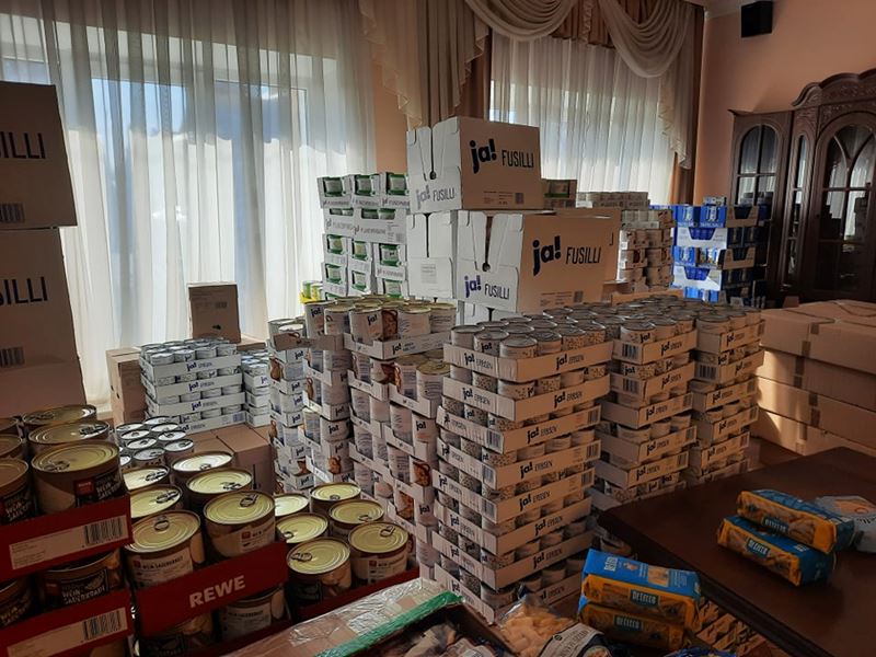 Emergency Food Supplies For Displaced People In Ivano Frankivsk. Photo Caritas Ukraine