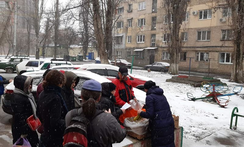 Food Distribution In Odessa. Photo Caritas Ukraine