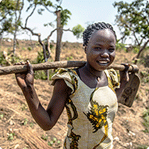 East Africa Food Crisis Woman With Wooden Tool (1)