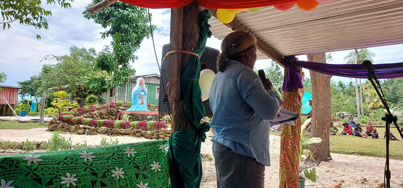 Gloria Siwainao, Malaita Provincial Environmental Health Officer Reminded The Community Members To Sustain The Benefits Of The Project Through Regular Mainte (1)