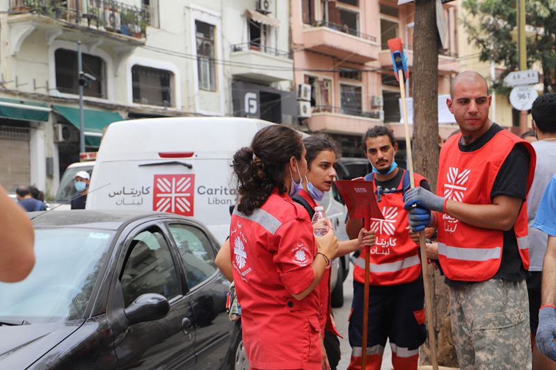 The Caritas Network Is On The Ground Responding To Emergency Needs In Beirut. Photo Caritas Lebanon Min