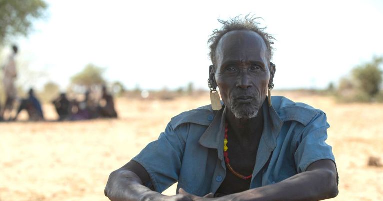 Bute, a village elder living in southern Ethiopia. Photo: Zacharias Abubeker/Caritas Australia