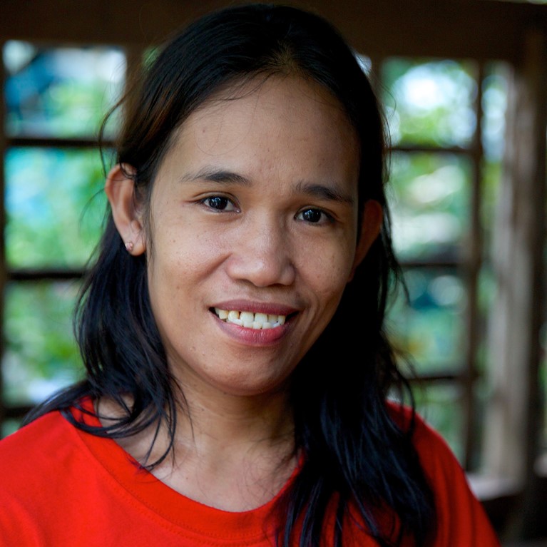 With your support, Aloma has become a community leader in the Philippines. Photo credit: Richard Wainwright/Caritas Australia.
