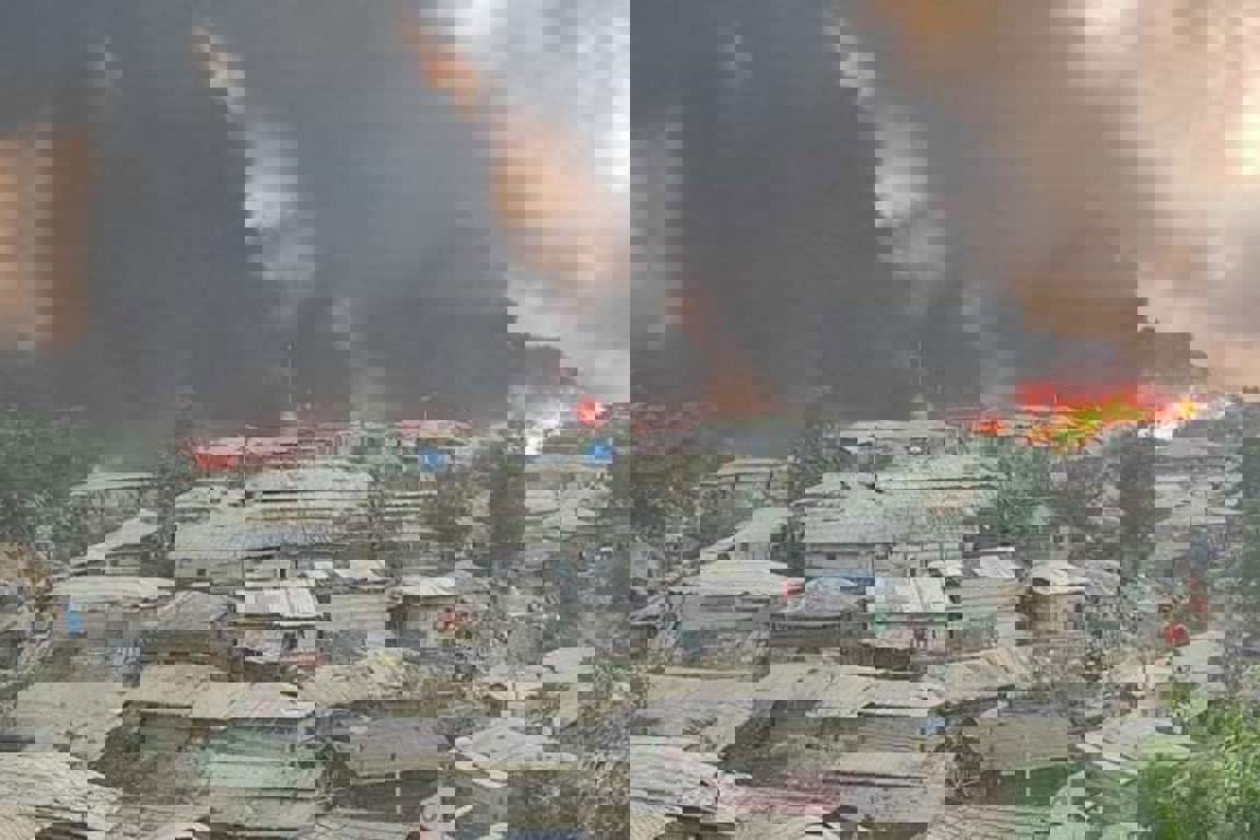 Fire In Cox's Bazar. Photo Caritas Bangladesh 2