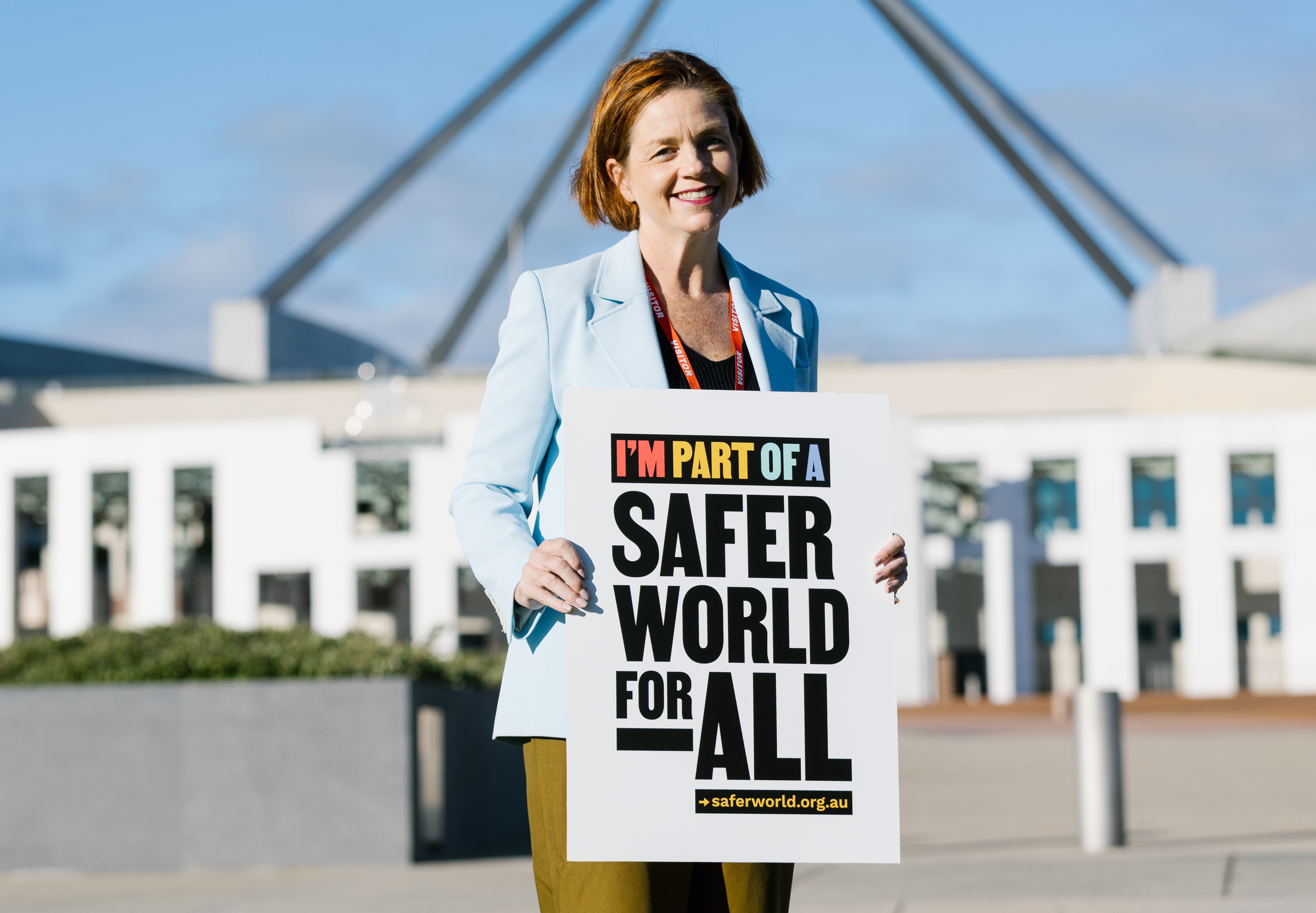 Kirsty Robertson CEO Of Caritas Australia At The Safer World For All Canberra Launch Photo Credit Alexandra Orme For Safer World For All