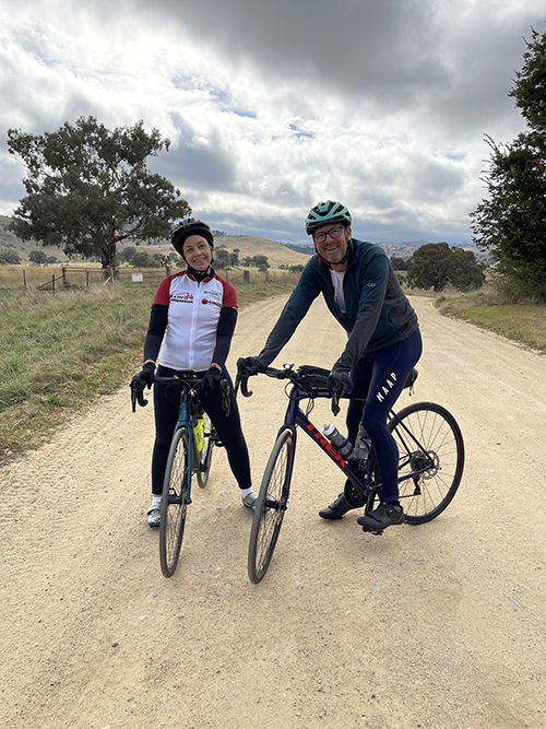 Kirsty And Richard On Their Way To Boorowa