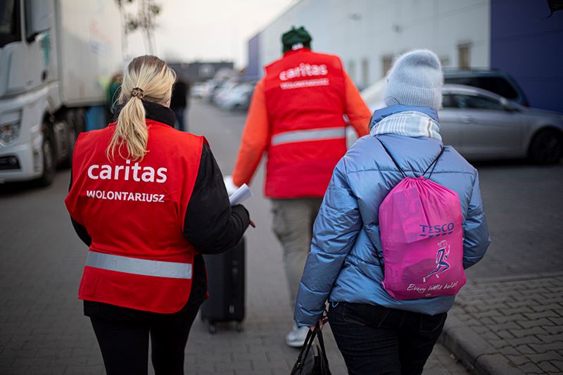 Caritas Poland Is Helping Support Refugees From Ukraine