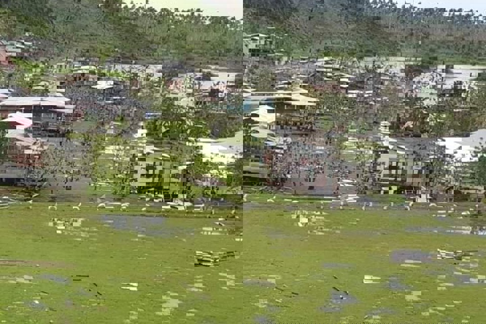 Damage In Fiji after Tropical Cyclone Yasa.