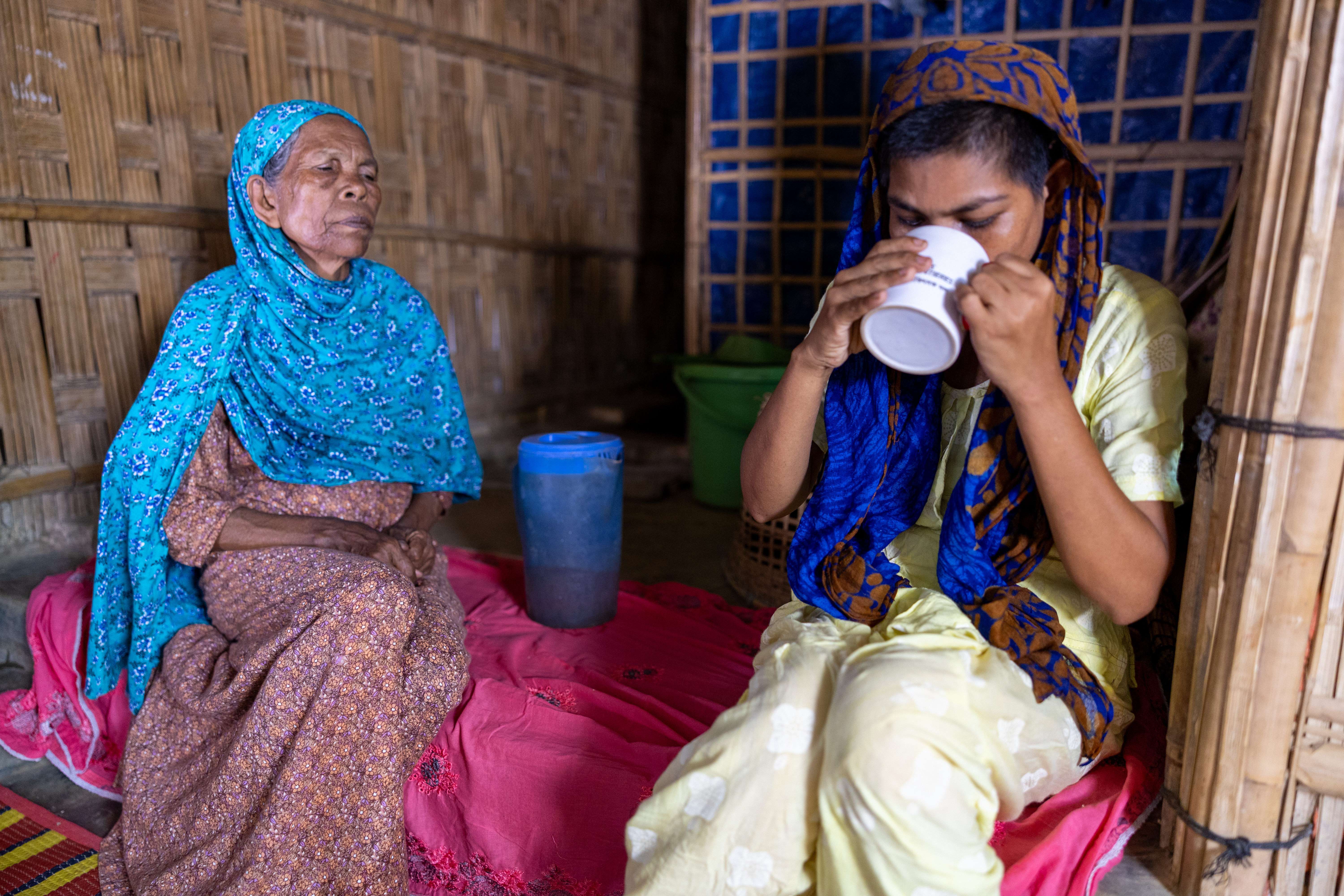 Sakhina And Her Daughter Noor In Their Home In The Kutupalong Refugee Camp In Coxs Bazar Photo Credit Caritas Australia
