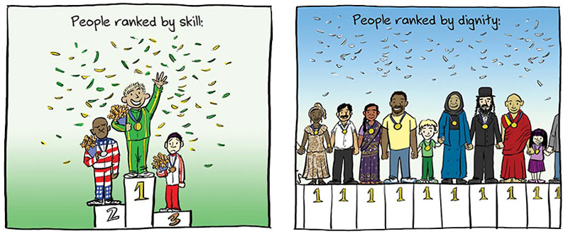 Dignity Cartoon