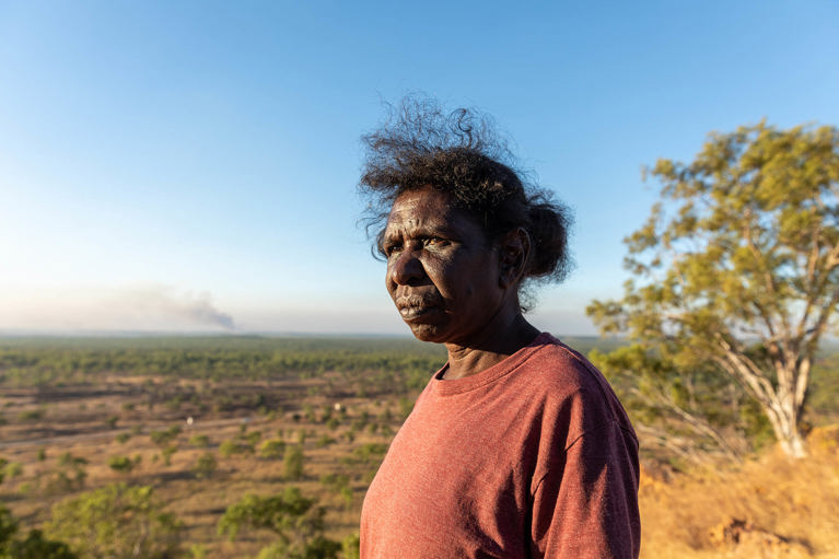 Janice is a traditional dancer who lives on Jawoyn country in Arnhem Land, Northern Territory. Photo: Richard Wainwright/Caritas Australia