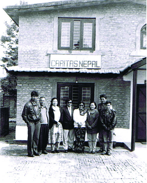 Timeline P8 Old Office Caritas Nepal Begining